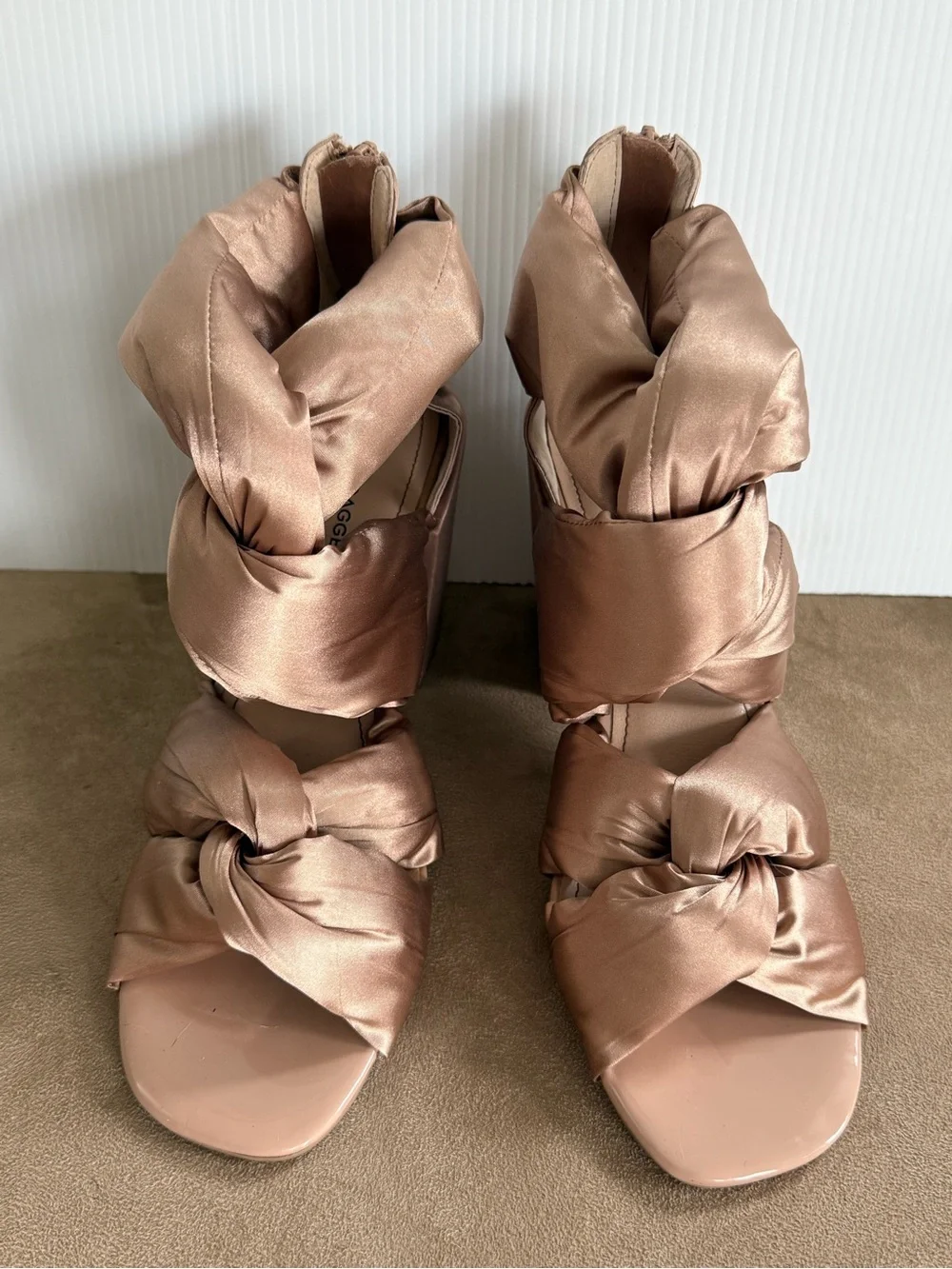 KELSI DAGGER BROOKLYN satin quilt heels